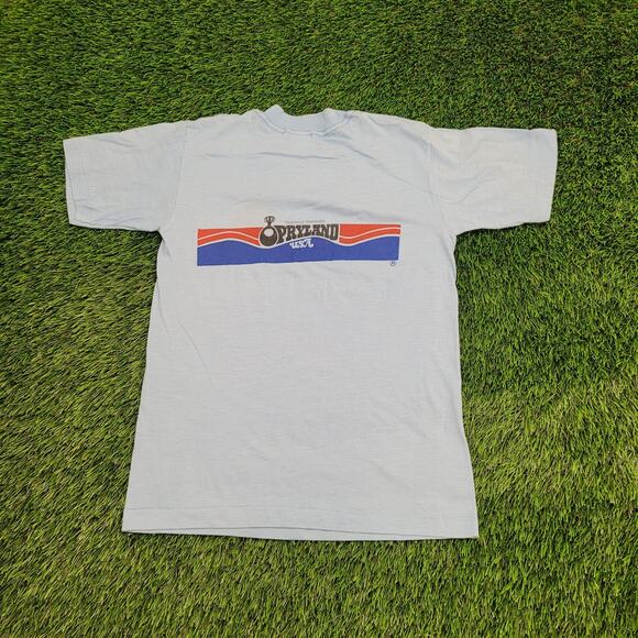 Vintage 1983 NACS Opryland Nashville Shirt XS 16x24 Light Blue US 80s - Picture 1 of 13